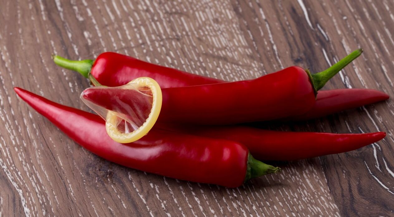 Chili pepper increases testosterone levels in a man's body and improves potency